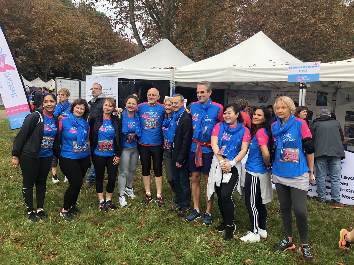 ericlhote's tweet photo. Heureux d’accueillir l’équipe BDDF @SocieteGenerale aux côtés @creditdunord partenaire historique @ImagineforMargo pour #CourseEnfantsSansCancer 🙏🙏 https://t.co/Eqx4JK8qyt