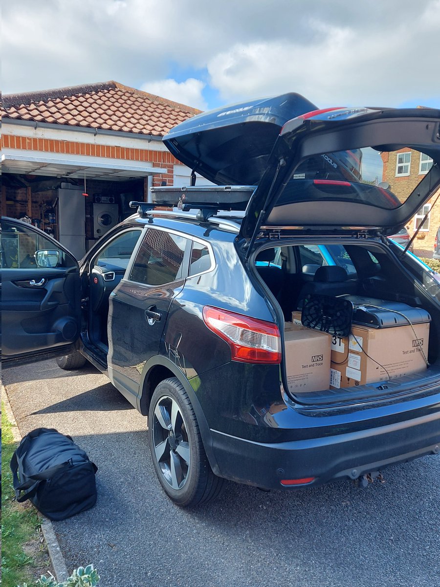 All packed and ready for <a href="/portsmouthuni/">University of Portsmouth</a>. Just hoping I have enough fuel 🤷🏽‍♂️. 
Start of a new chapter for us all