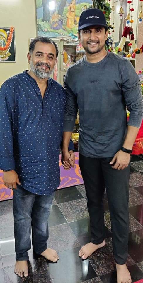 JSatyadev's tweet image. Had a great time With Nani garu at Our home