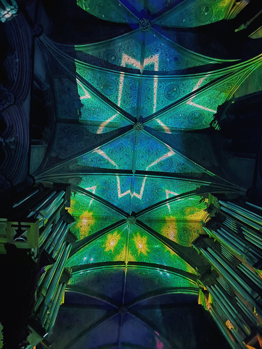 MarthaHenley98's tweet photo. SPACE! @WorcCathedral 
Thank you for a lovely evening! 😍It was illuminating 🪐☄️🚀 @luxmuralis https://t.co/LQMwoe3AyM