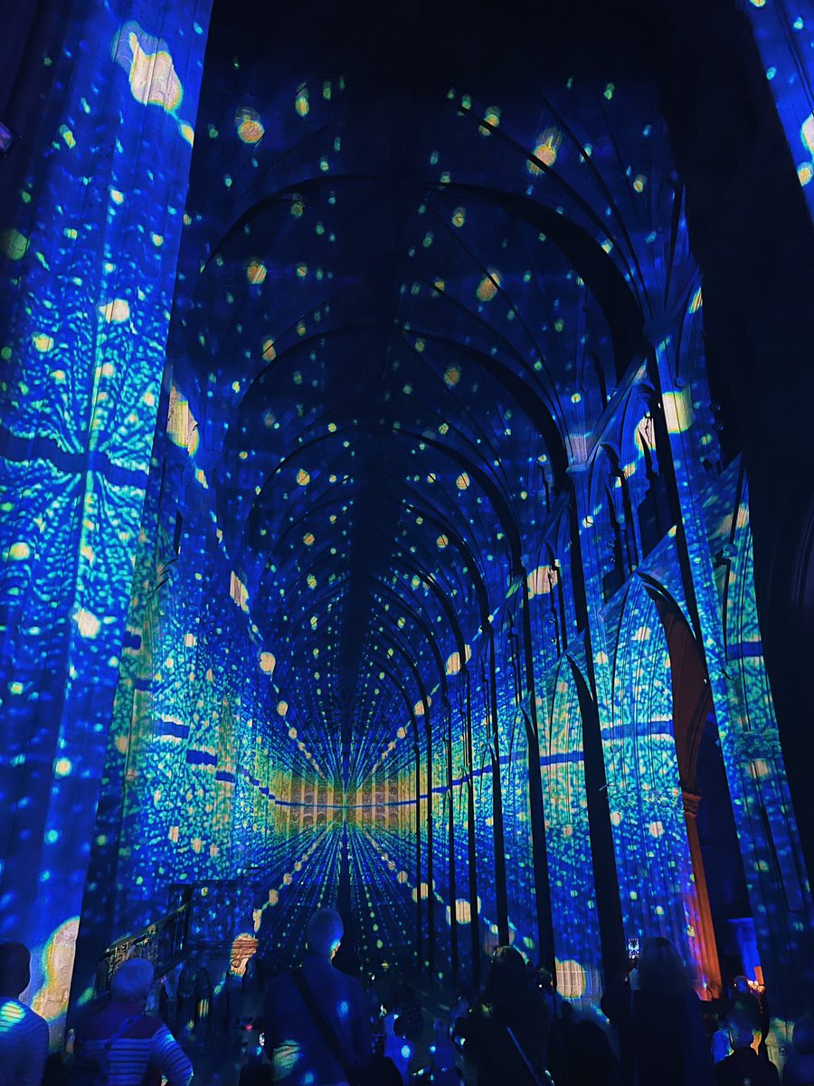 MarthaHenley98's tweet photo. SPACE! @WorcCathedral 
Thank you for a lovely evening! 😍It was illuminating 🪐☄️🚀 @luxmuralis https://t.co/LQMwoe3AyM