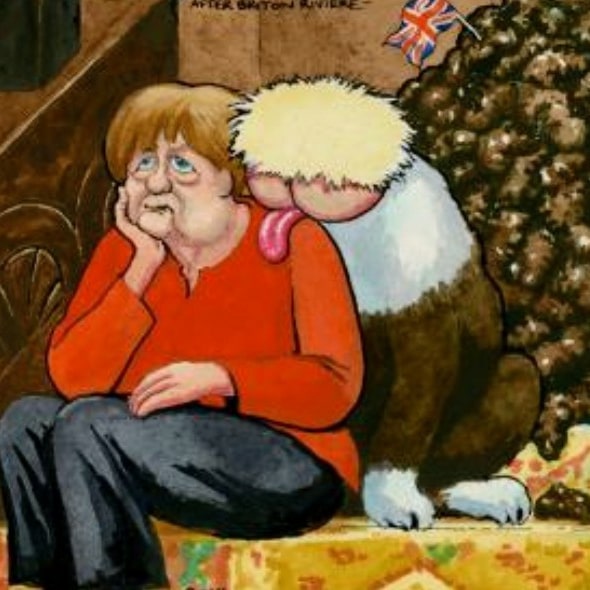 KonradBusen's tweet photo. @guardian 's bye-bye ... a collection of the best Merkel cartoons https://t.co/kFAX7px7rG