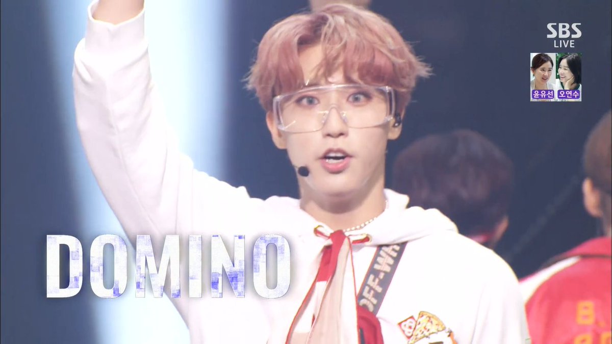 yslcheol's tweet photo. inkigayo domino ending fairy https://t.co/cCyeBeFqI8
