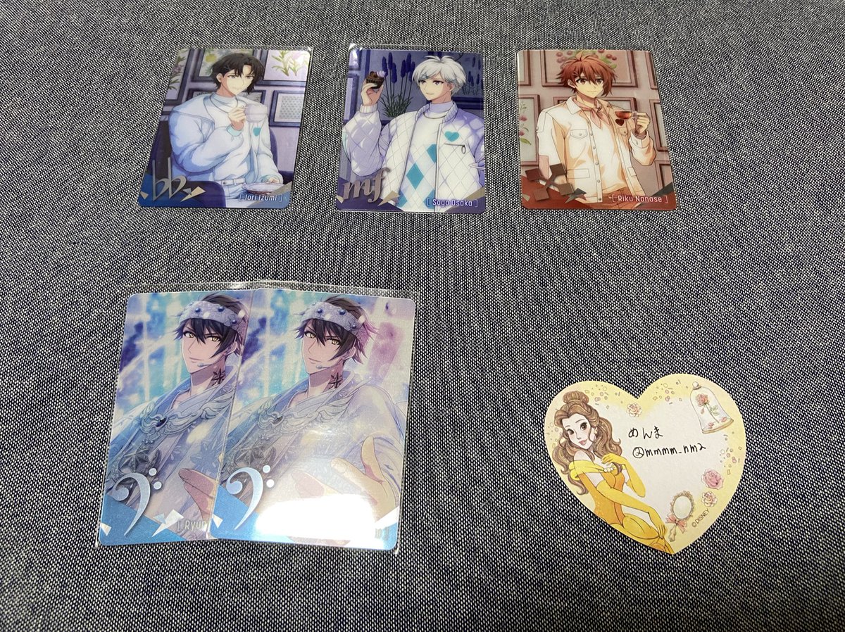 【交換】アイドリッシュセブン　アイナナ　メタルカード15　メタカ　

譲:画像のもの

求:同異種環、悠

箔押しは、箔押し同士での交換。
郵送での交換希望です。
1枚からでもお気軽にお声掛けください！