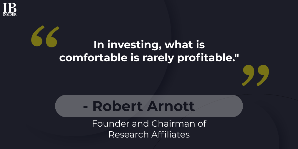 insider_ib's tweet photo. "In investing, what is comfortable is rarely profitable." - Robert Arnott
#IBinsider #thursdaythoughts #robertarnott #quoteoftheday #investmentbanking #investmentbankers #finance https://t.co/SIFgXwIwkm