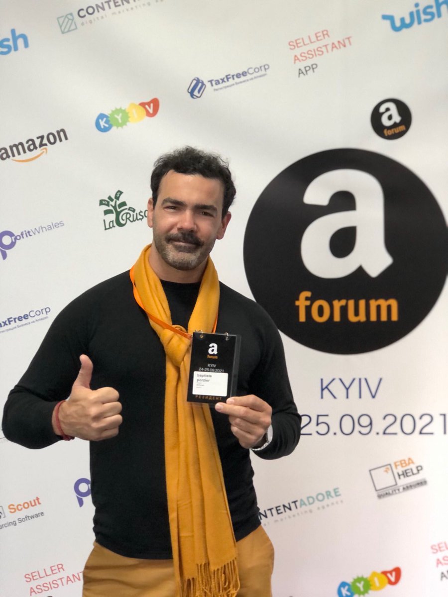Baptiste Porzier at A-Forum in Kiev! #AmazonEvents