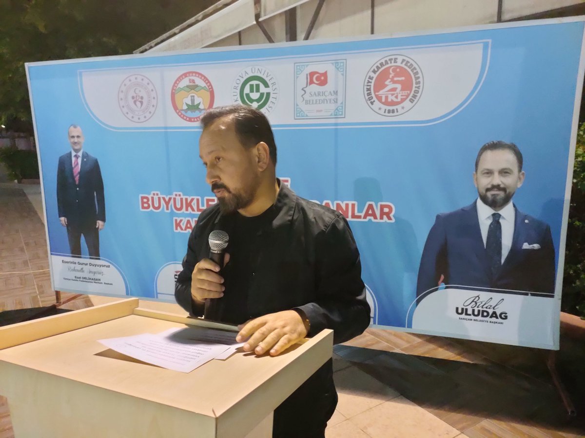Karateturk's tweet photo. .@saricambel Başkanı Bilal Uludağ, Türkiye Karate Federasyonu Yönetim Kurulu ve Merkez Hakem Kurulu üyelerine Çetinel Otel'de akşam yemeği verdi. Uludağ yemekte yaptığı konuşmada karateye destek vermeye devam edeceklerini söyledi. https://t.co/IOkbO3Us2t