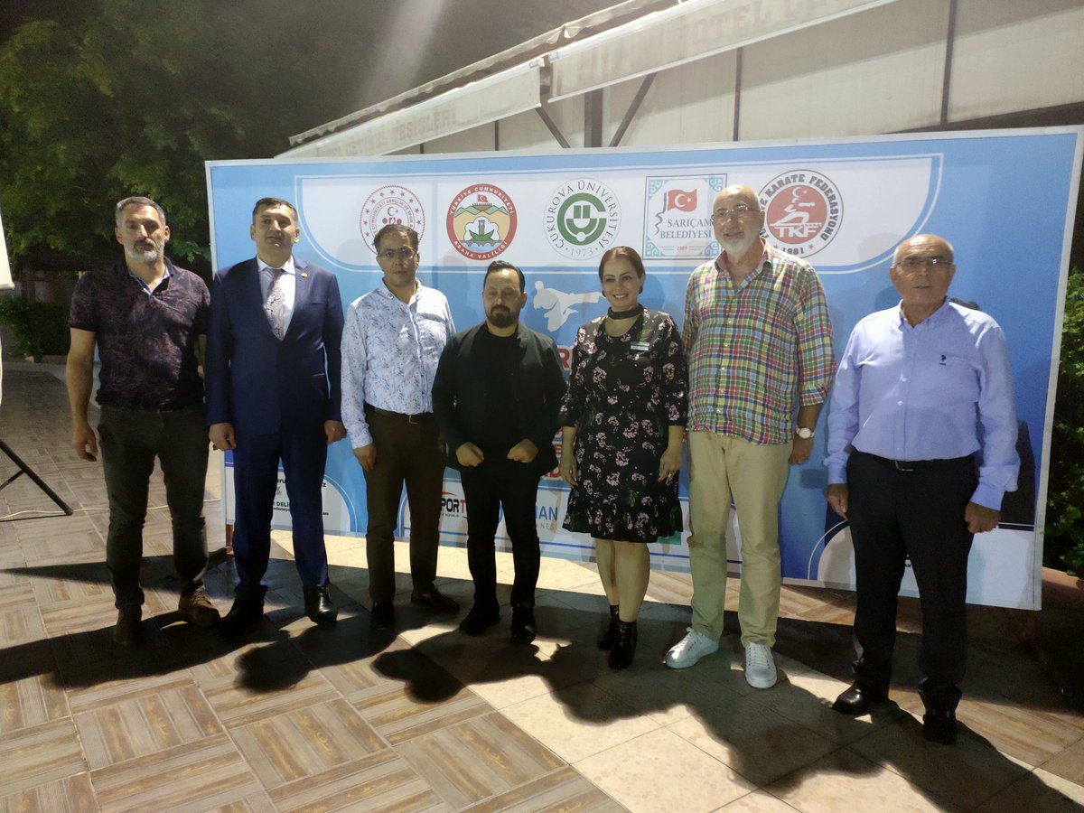 Karateturk's tweet photo. .@saricambel Başkanı Bilal Uludağ, Türkiye Karate Federasyonu Yönetim Kurulu ve Merkez Hakem Kurulu üyelerine Çetinel Otel'de akşam yemeği verdi. Uludağ yemekte yaptığı konuşmada karateye destek vermeye devam edeceklerini söyledi. https://t.co/IOkbO3Us2t