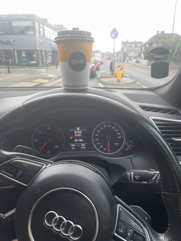 Thank you McDonald’s- The only fuel worth a panic. 🤷🏼‍♂️❤️ #mccafe #coffeeaddict #coffee #toffeelatte #fuelcrisis #fuelpanic #workingmum #keyworkers #teacher #teaching @mcdonaldsuk