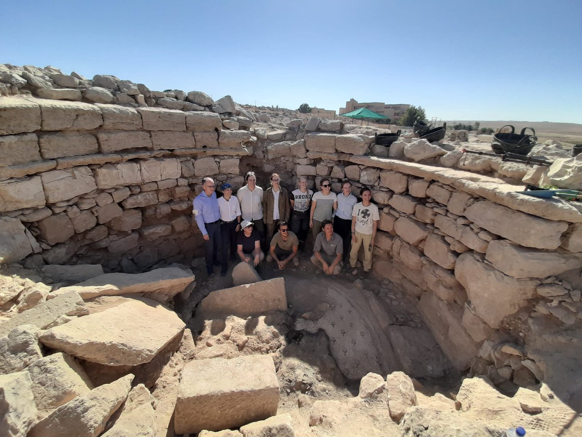amman_ob's tweet photo. Field visit last week: Amb. Wüstinger was impressed by the archeological work led by Prof. Dr. Basema Hamarneh and her students of the Institute of Classical Archaeology of @univienna in the area of Umm er-Rasas/Al Jumayyil in #Jordan 🇯🇴
#AustriaInJo #Austria🇦🇹 #Archaeology https://t.co/B2VDyoX1lV