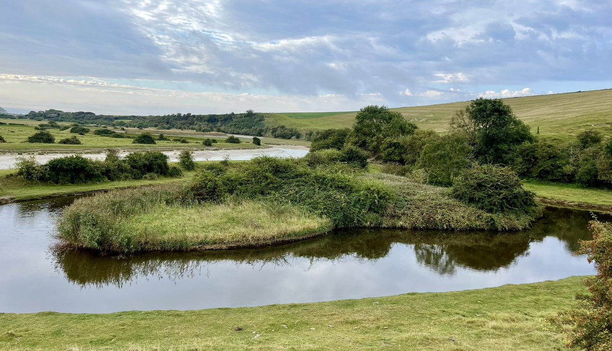 janestokes13's tweet photo. The meandering Cuckmere River on a tranquil Sunday morning β€οΈ
#CuckmereRiver https://t.co/co6uDVoQgW