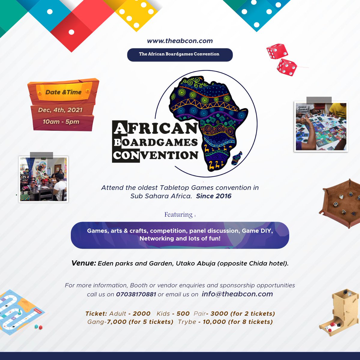 nibcardgames's tweet photo. AB Con 2021 is a go &amp; we can't wait🥳🙏🏽♟️🎲🃏🌍

We shared our plans for this year's convention; you can watch here https://t.co/w9DFbE9EJ1

We also launched our website (includes award nomination link) https://t.co/UYmyWCmR3E

#ABCon #ABConKids #Boardgames #ABCon2021 #Convention https://t.co/KozhyMbm3o