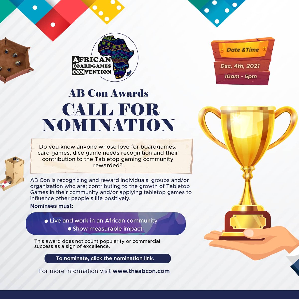 nibcardgames's tweet photo. AB Con 2021 is a go &amp; we can't wait🥳🙏🏽♟️🎲🃏🌍

We shared our plans for this year's convention; you can watch here https://t.co/w9DFbE9EJ1

We also launched our website (includes award nomination link) https://t.co/UYmyWCmR3E

#ABCon #ABConKids #Boardgames #ABCon2021 #Convention https://t.co/KozhyMbm3o