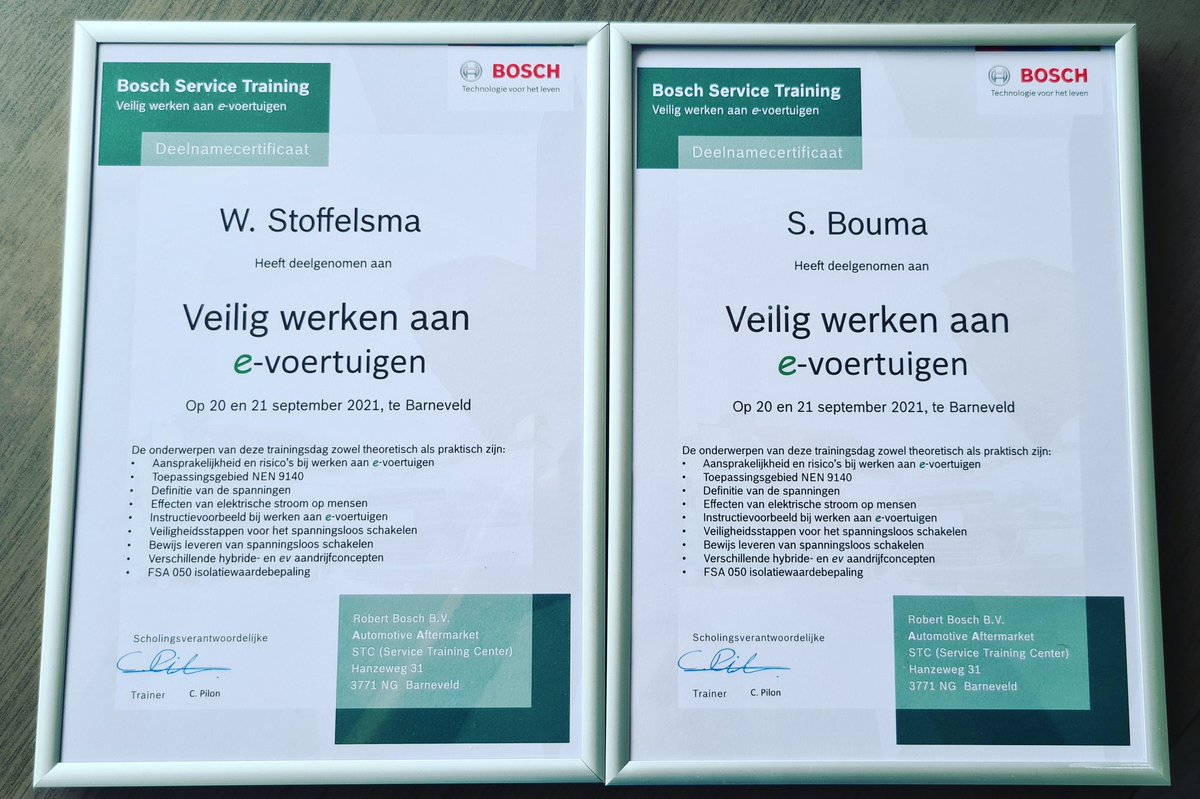 Klaar voor de toekomst #bcs #Bosch #Woudsend #ElectricVehicles