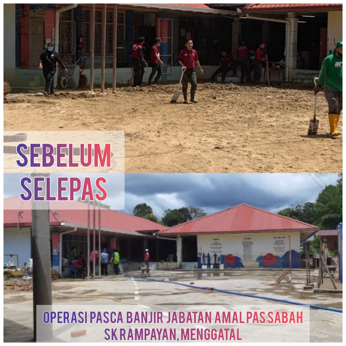 dppnsabah's tweet photo. Anggota² JAM Sabah masih berkampung di SK Rampayan, Menggatal. https://t.co/ghqgeVHCYp