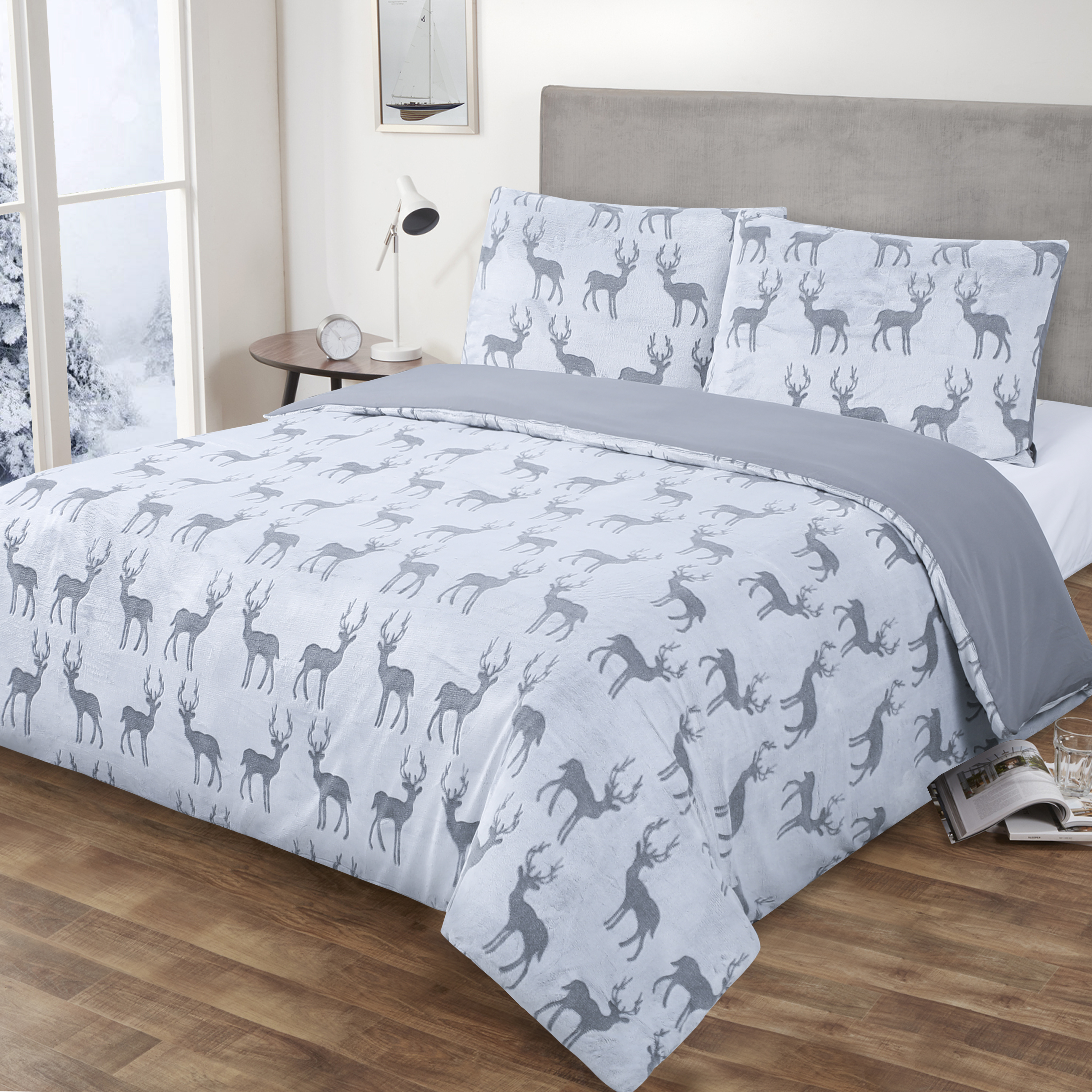 Fleece stag online bedding