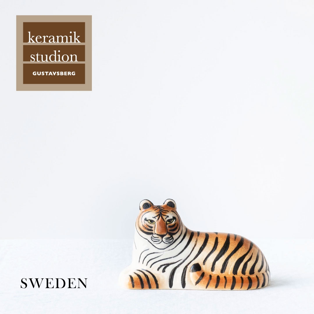 新品】Lisa Larson リサラーソン スウェーデンのとら タイガートラ