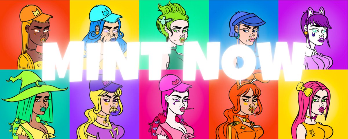 cryptostacys's tweet image. 🚀HUNNYS ARE LIVE🚀

♥️ 10,000 beautiful Hunnys are storming the blockchain! ♥️

✨Mint now on Hunnys.net !
✨0.05E | 10,000
✨Color harmony &amp;amp; rarity system! 

🌊@OpenSea #OpenSeaNFT #nft #nftart