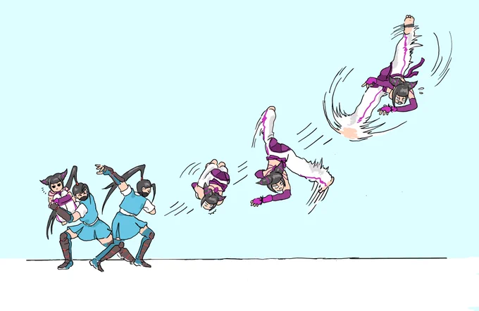 風魔ジュリ剣

#格ゲーキャラ描こうぜ 
#スト5 