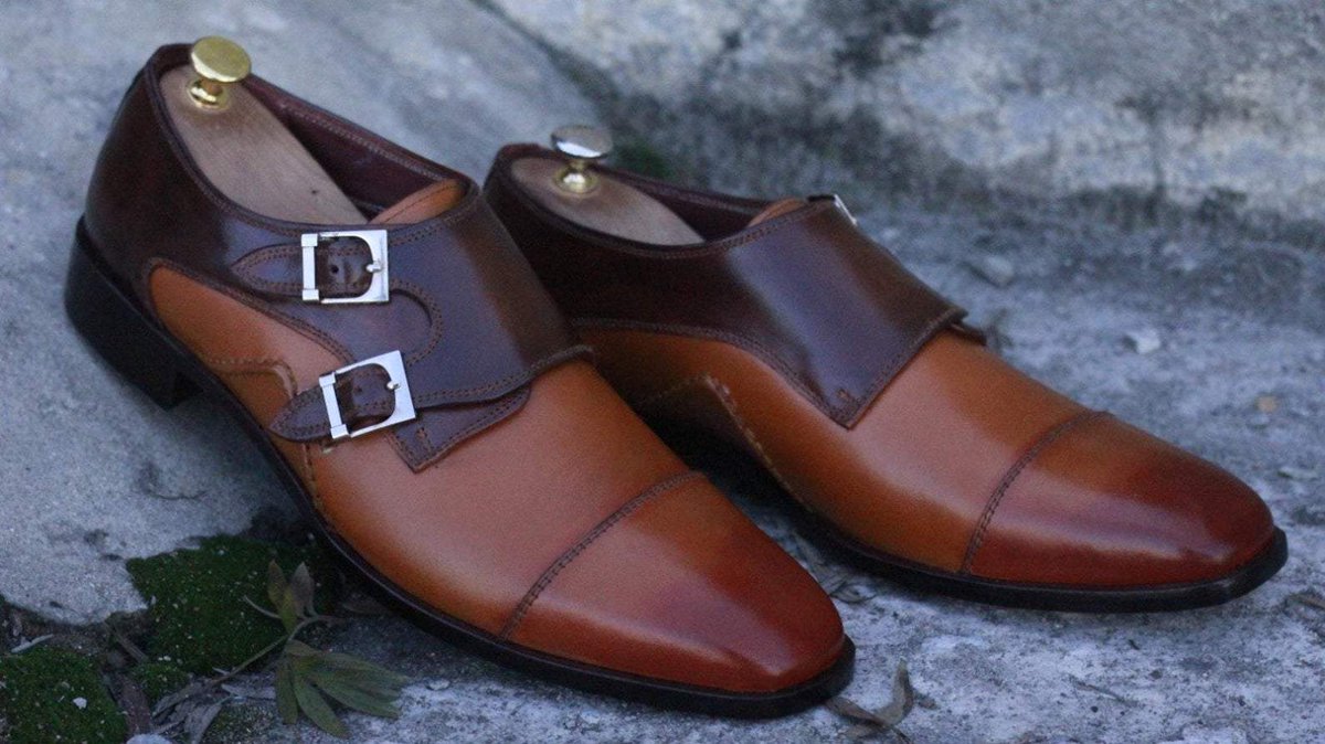 HutsLeather's tweet photo. (1) Styish Men’s Handmade Tan Brown Leather Double Monk Strap Shoe, Mens Cap Toe Shoes | https://t.co/kMsKxd2qCq https://t.co/kJbCNWB6u4 https://t.co/w943bxagtA