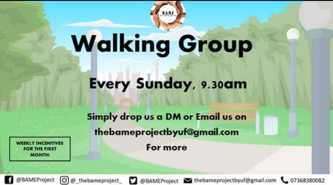Looking forward to our next walking group no matter what the weather we will be there:
📍Openshaw Park
📅Sunday 26th Sept
🕙9.30am 

We enjoy exploring our green spaces.
#gettingburyactive
#GMMoving 
#GMWalks
<a href="/BuryCulture/">Bury Town of Culture</a> <a href="/PTunited/">Pritesh Patel</a> @burylco