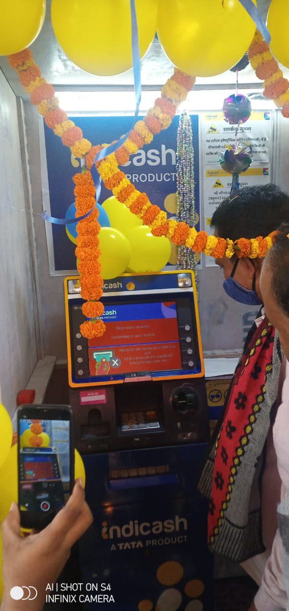 saraka_fan's tweet photo. Today inaugurated #INDICASH ATM 🏧 Counter at Bisamcuttack under Rayagaga district along with local leaders. https://t.co/TgC7TER1qs