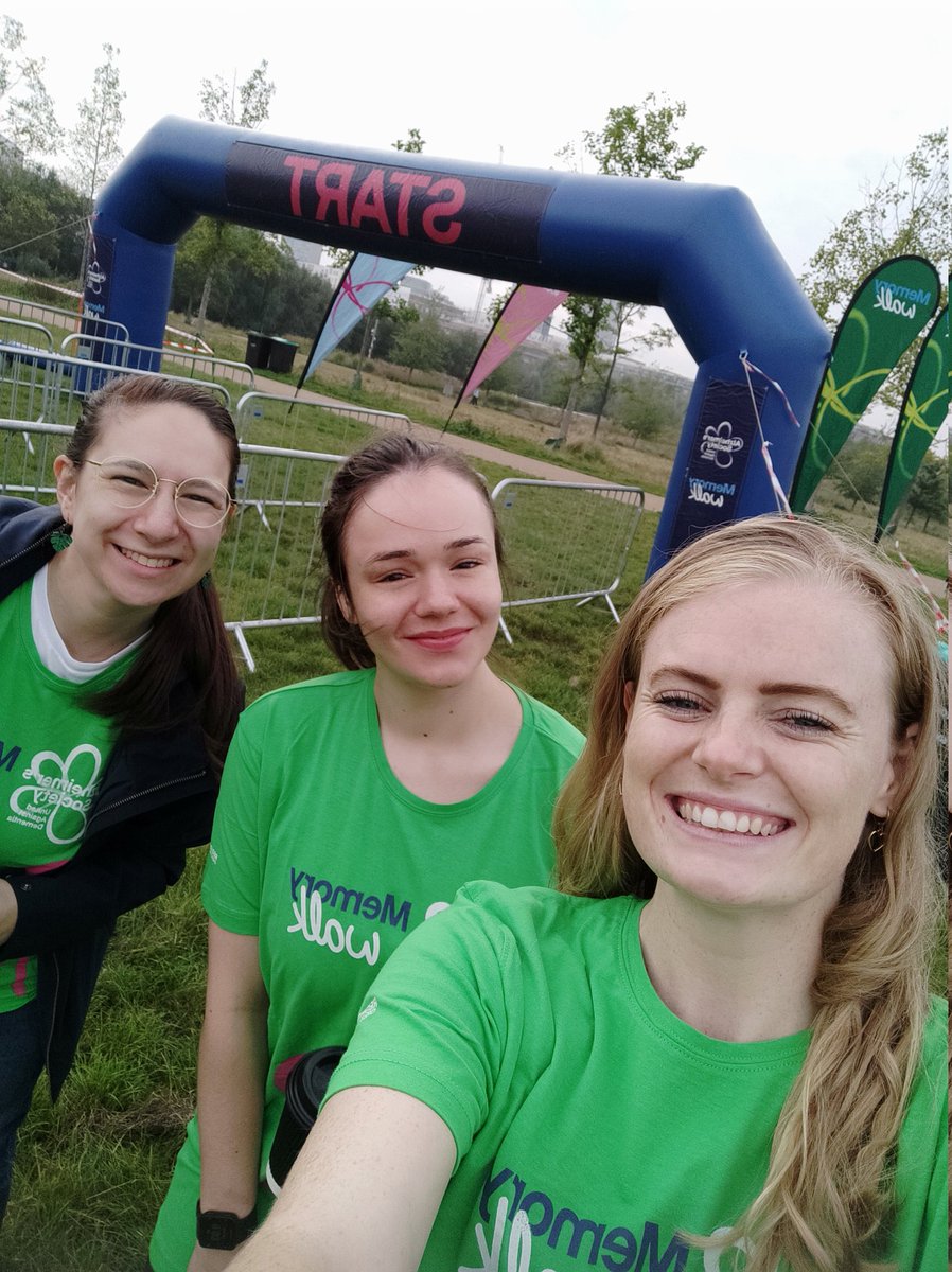 Wiseman Lab ready for volunteering at #MemoryWalk London 2021 💪 @alzheimerssoc @rhian_llewellyn @UKDRI