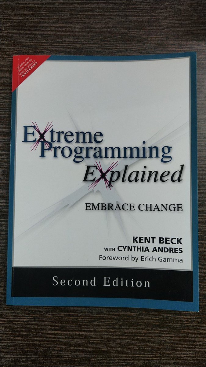 christianhujer's tweet photo. New entry to my library. After 20 years, I finally got the English edition. #XP #TDD #SimpleDesign #BDD #PairProgramming #SustainablePace #ContinuousIntegration #ContinuousRefactoring #ContinuousImprovement #AllGoodThings https://t.co/v7bAjZbo45