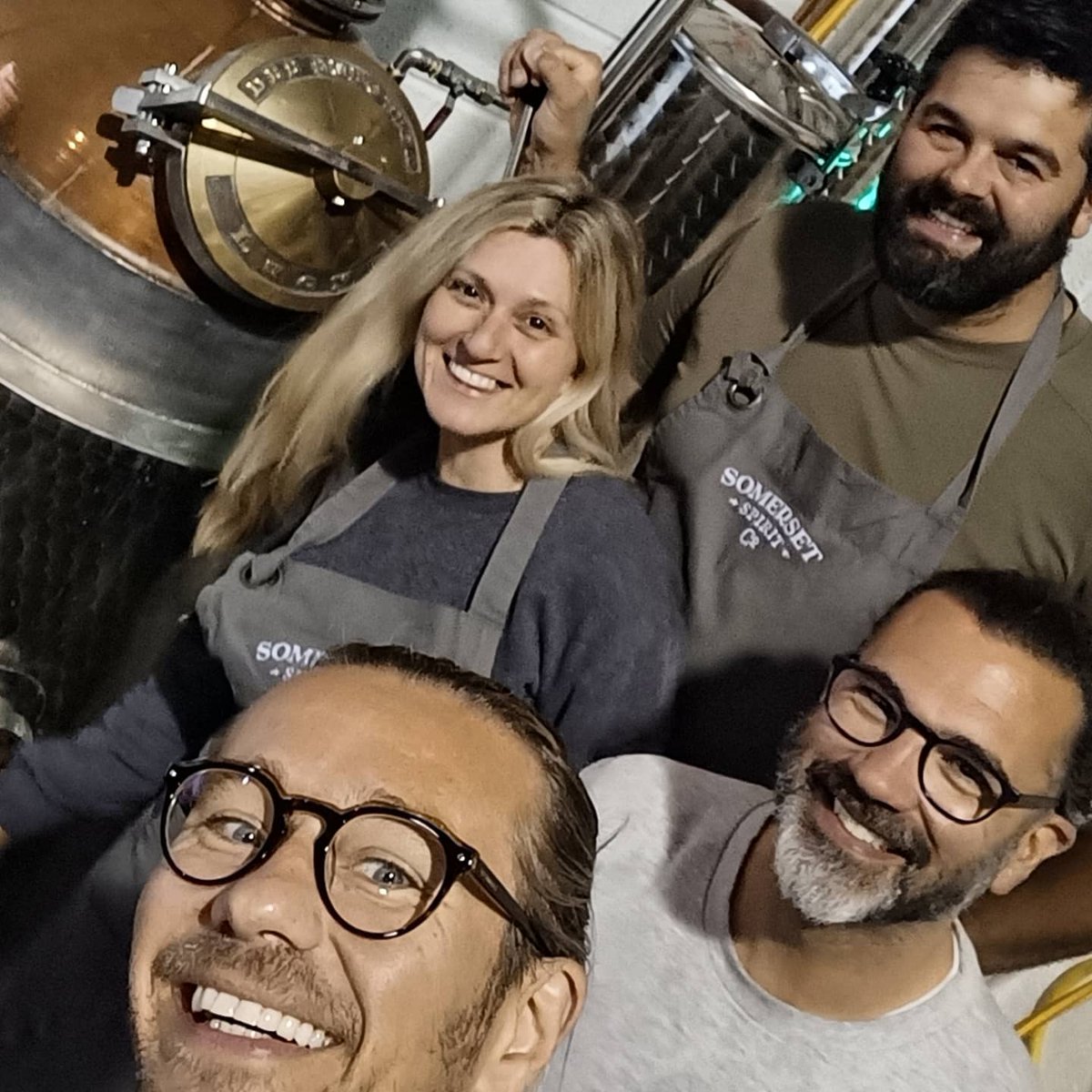 Meet our new partners. 

We are very pleased to be working with Anthony and Antonia from @somersetspiritco. 

Not only are they helping to us to keep Pier Gin in stock, but Anthony will also be helping us to design and fit a still in our new place (once secured... nearly there!).