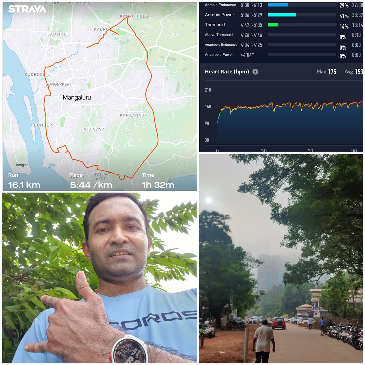 nri33's tweet photo. Run #91(2021)🏃‍♂️ | HDOR #65/100 | #16kms #10miles | over 5mins/km pace | #MangaloreRunners #RoadRunning #SundayRun #SoloRun @CorosIndia #pace2 @COROSGlobal #Mangaluru https://t.co/PwTj88EfAK