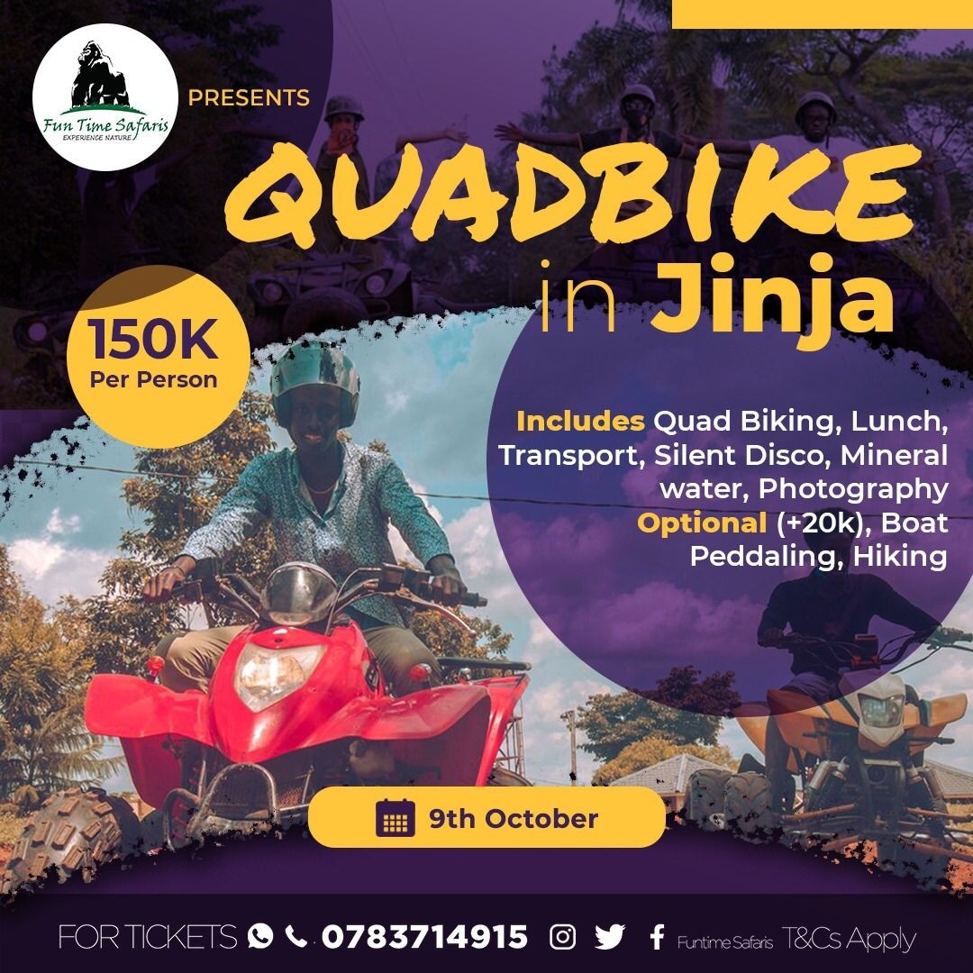 0_BENTLEY_'s tweet photo. Just a few days to go 🚀
Dm @funtimeSafaris   and book your slot now ☺️
The party must be partied in Jinja 🔥 https://t.co/YFm1QQxAD3