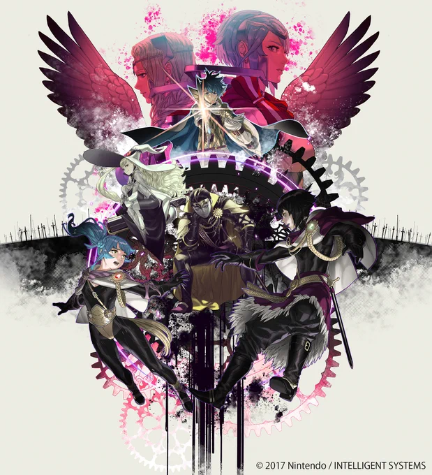 #イラストを4枚貼ると秋風に乗って絵柄を好いてくれる人の元へ届くらしい 
