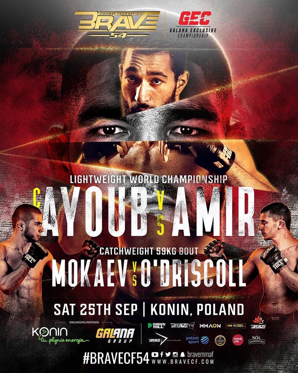 beazyak033313's tweet image. #NowWatching - Brave CF 54: Ayoub Vs. Amir #BraveCF #BraveCombatFederation #BraveCF54 #MMA