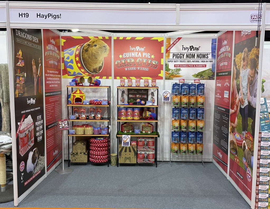 haypigs's tweet image. Let’s go! See you soon everyone! 🐹🎪❤️😘 @PATS_TELFORD #PATSTelford #pet #tradeshow #haypigs #guineapig #circus