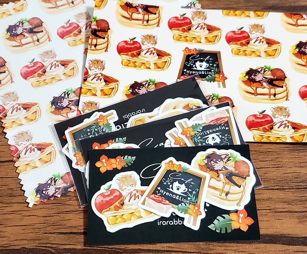 「ノベルティセットできた🥳また可愛く作ったから見て～!🥞✨ 」|ありま🍳のイラスト