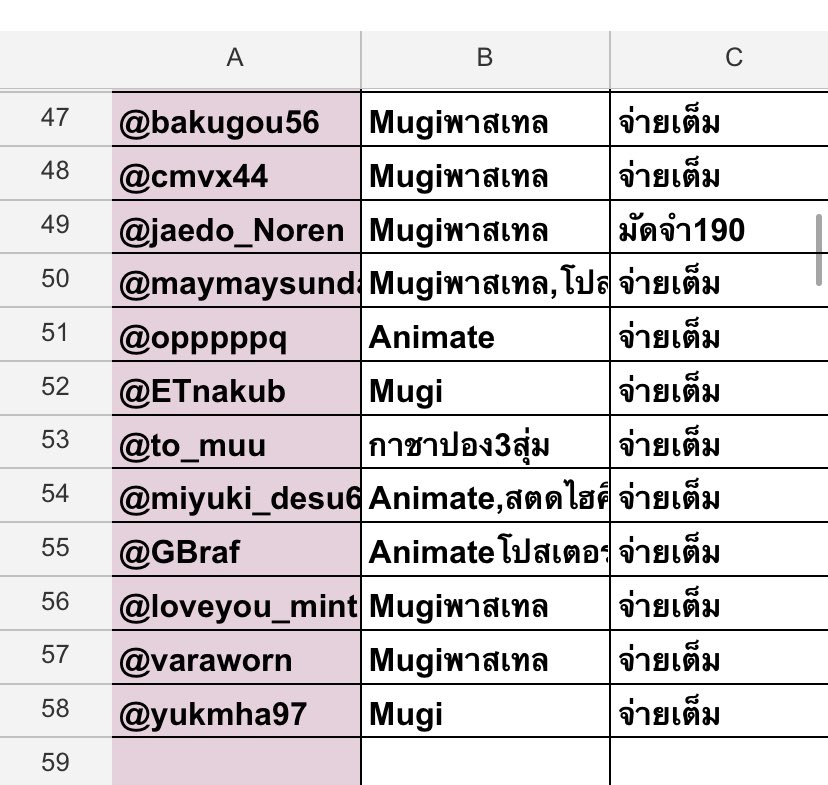 รอบส่งของ วันที่ 26/9/64 🇯🇵-🇹🇭
ชื่อใครตกหล่น ทักหาแม่ค้าทางDMได้เลยน๊าาา ☺️ ส่วนลูกค้าที่ส่งทางAir ✈️แม่ค้าจะทำการ แจ้งเลขพัสดุต่างหากนะคะ  ขอบพระคุณลค.ทุกๆท่านมากๆคะ ที่ให้การสนับสนุน 🙏#Hmwrแจ้ง