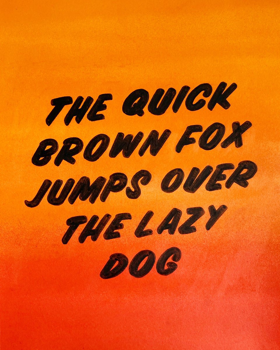 everydayphrase_'s tweet photo. All the alphabet is here.

#inspirational #quote #art #funny #print #original #handpainted #signwriting #font #everydayphrase #quoteoftheday #spraypaint #graffiti #saying #artforsale #artist #everyday #daily #alwayshandpaint #typography #quickbrownfox https://t.co/qbrGYvzW0j