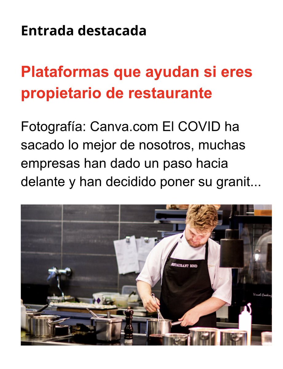 Si conoces alguna plataforma más déjame un comentario orientadas a propietarios de restaurantes y profesionales de hostelería

montarunbarysobrevivir.blogspot.com/2021/09/plataf…