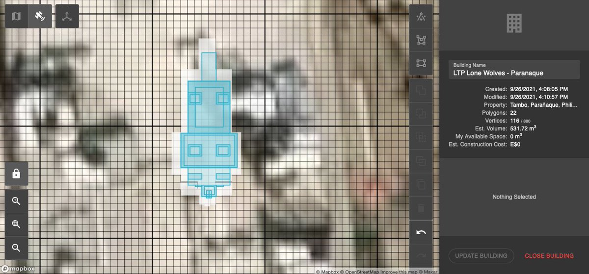 LaroTayoPinas's tweet photo. Lone Wolves | Holo Building
Vertices: 116
Volume: 531 cubic meter
Cost: E$ 0.54
#creEARTH2vity #Earth2HoloBuilding #Earth2LoneWolves https://t.co/64xXzINxZA