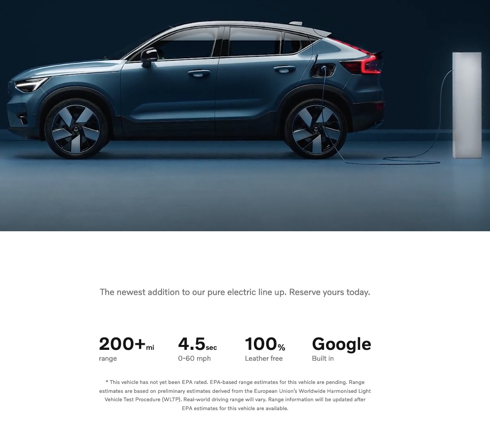 autogefuehl's tweet photo. 100 % #leather free is now used for advertising. It's an asset, not a flaw. It's a sign of sustainable luxury and responsibility. The tide has turned, customers will chose cars based on their impact on humans, animals and the environment. #Volvo #sustainability #vegan #noleather https://t.co/fpSRzfdB2x