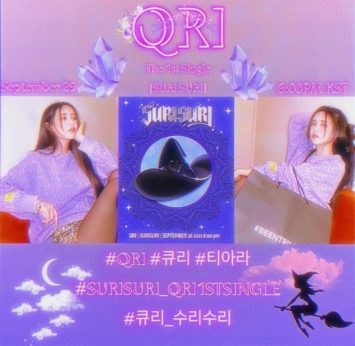 YingQueens2_'s tweet photo. QRI SOLO SINGLE SURISURI
#SURISURI_QRI1stSINGLE
#큐리_수리수리 https://t.co/OM4uaNNoKy