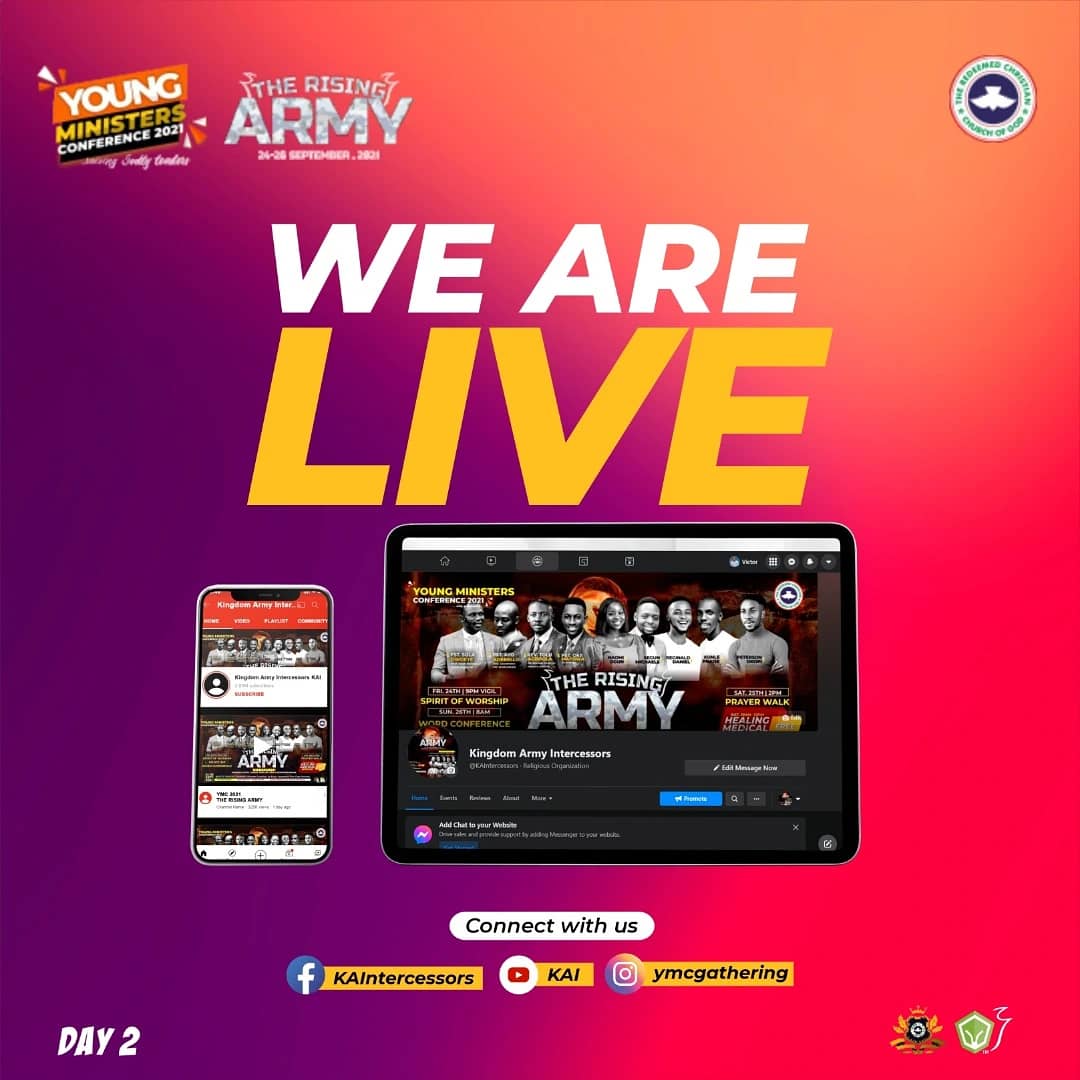 DavidsChamber's tweet photo. Young Ministers Conference 
Theme: The Rising Army 

#TheRisingArmy 
#YMC https://t.co/72n9jxatpD