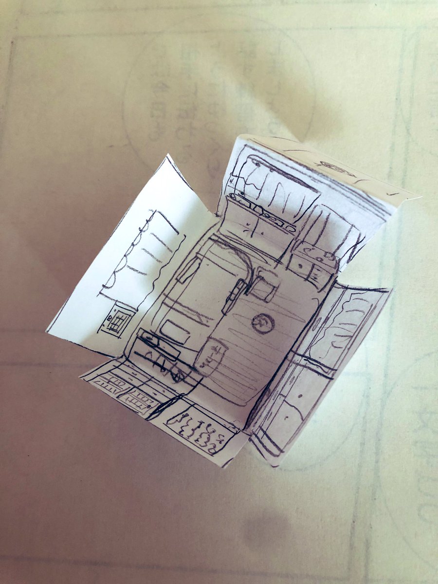 漫画を描いていて室内の背景がどこを向いているか分からなくなった時は