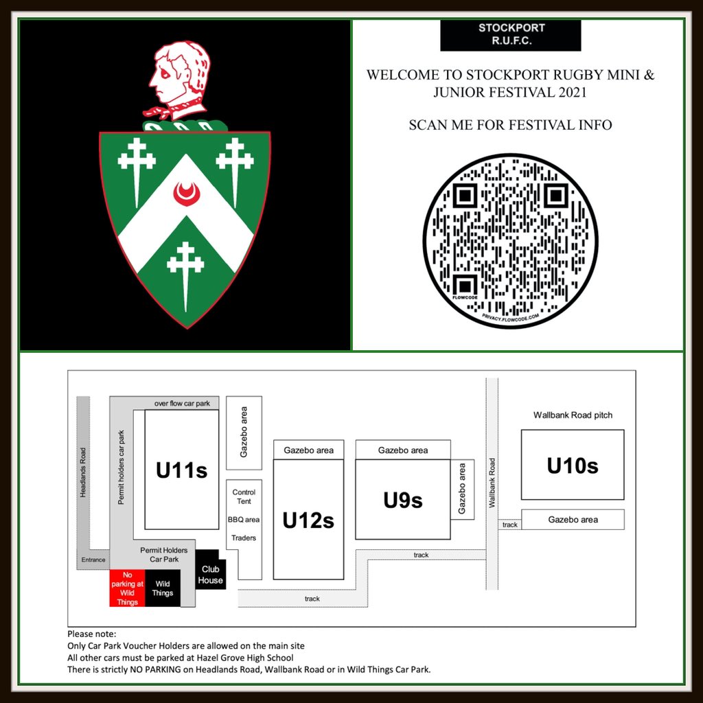 📆 Sun 26 Sept 2021
🏉 M&amp;Js Festival

SCAN THE QR CODE FOR ALL INFORMATION

🗣 “It’s going to be a great day and we’re looking forward to welcoming all visiting clubs for what’s set to be our best tournament yet!”

Dan Eccles | Gemma Scofield
Mini &amp; Juniors Co-Chairmen