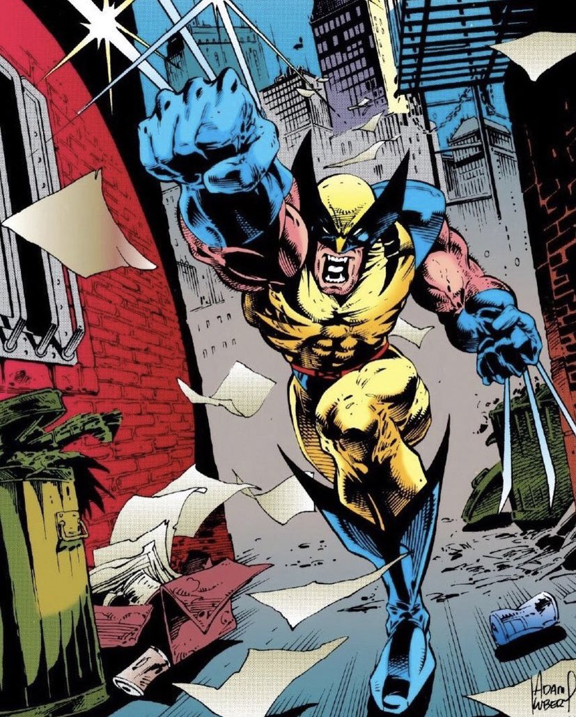 Some <a href="/AdamKubert/">Adam Kubert</a> 90’s gorgeous #Art to start the #SNIKT-ing day! #Wolverine <a href="/Marvel/">Marvel Entertainment</a> #Xmen