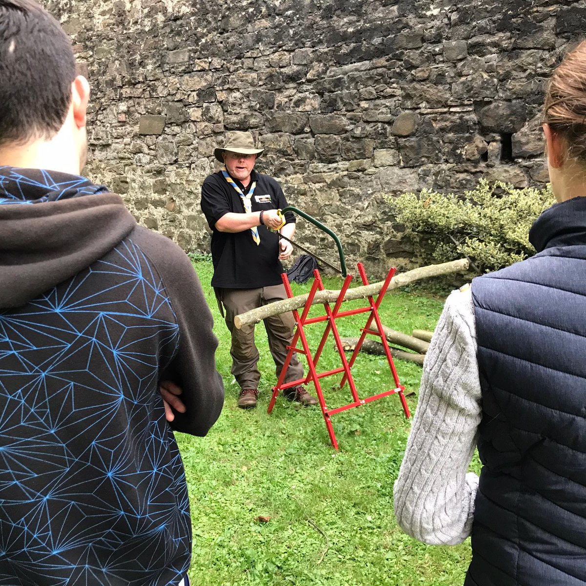 ENE leaders Bushscout training day under way. <a href="/sesscouts/">South East Scotland Scouts</a>