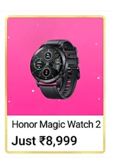 technspice's tweet photo. #HONOR #MagicWatch2 at just Rs.8999 during #FlipkartBigBillionDays Sale! 

Looks like a good deal! 

Follow @Technspice for more Interesting #News and #Blogs! https://t.co/NKRI5lYQJ2