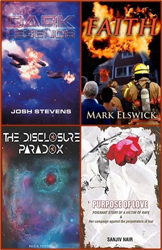 Four titles from #authentic #authors, follow them, read their #Books give them a #writerslift &amp; #booktwt
<a href="/dorktech739/">Josh Stevens</a> <a href="/markelswick_/">Mark Elswick</a> <a href="/PaulVecchiet/">paul vecchiet, author, architect, AFveteran, USACE</a> <a href="/PENWORDS/">SANJIV NAIR</a>