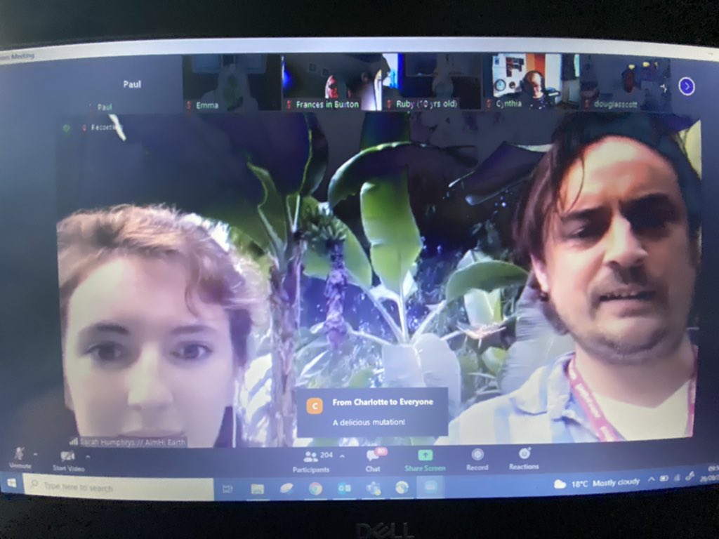geography_paul's tweet photo. 🥳 awesome improv from @caballosblancos and @Hhhisarahhh you’re AWESOME 👏 @edenproject @AimHiLive #AimHiEarth https://t.co/NYYnLpC3l9