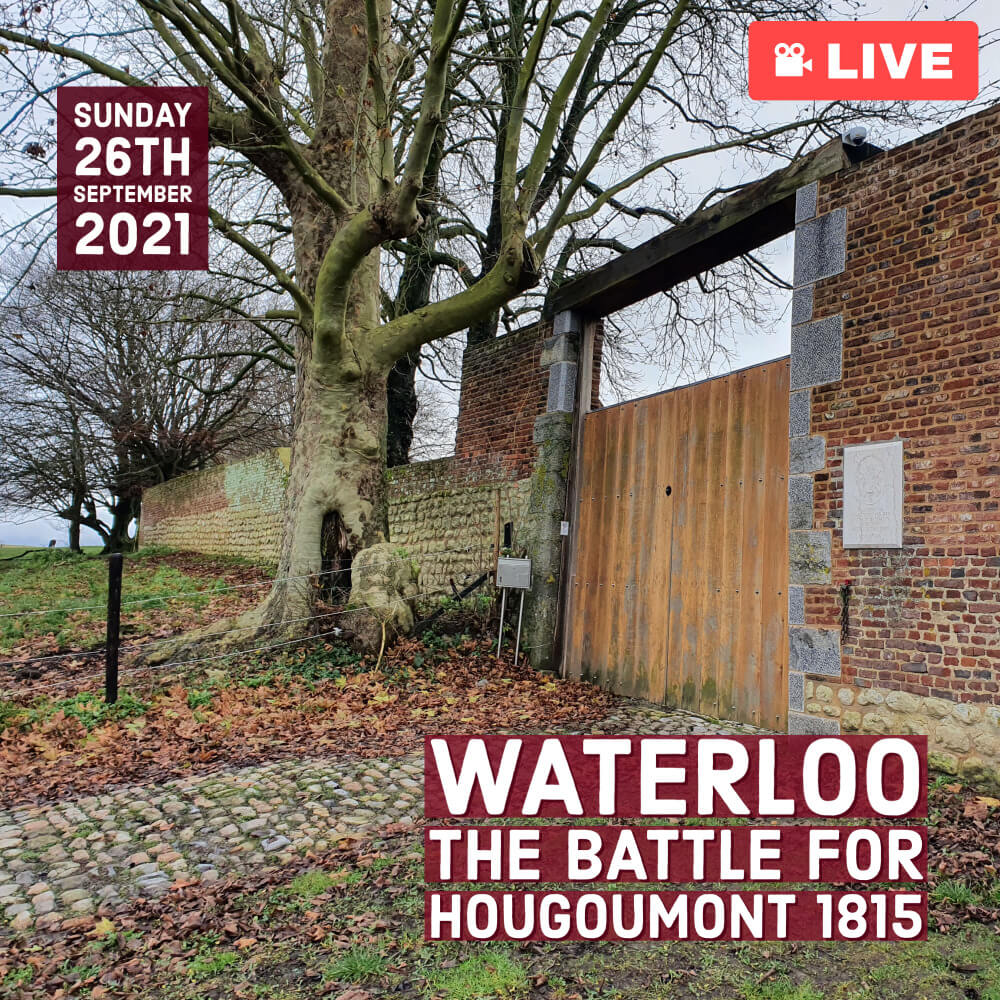 The team are doing a final run through for todays virtual tour of Waterloo and The Battle for Hougoumont.  If you want to join in the tour please check....

battleguide.co.uk/product/waterl…